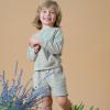 imageModern Moments by Gerber Baby Boys 2piece Longsleeve Top ampamp Short SetLight Green