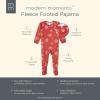 imageModern Moments by Gerber Baby Bunny Fleece Blanket SleeperRed Bouquet