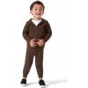 imageModern Moments by Gerber Baby and Toddler Hooded Sweater Knit Jacket ampamp JoggerBrown