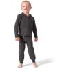 imageModern Moments by Gerber Baby and Toddler Hooded Sweater Knit Jacket ampamp JoggerEbony