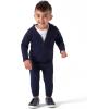 imageModern Moments by Gerber Baby and Toddler Hooded Sweater Knit Jacket ampamp JoggerNavy