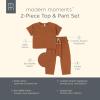 imageModern Moments by Gerber Boys Baby and Toddler Honey Comb Sweater Knit Top and Pant SetMedium Brown