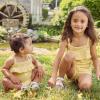 imageModern Moments by Gerber Girls Baby and Toddler Jersey Sweater Knit 2piece Short SetYellow