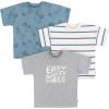 imageGerber Baby Boys Toddler 3Pack Short Sleeve Pocket TeesEasy Breezy Vibes
