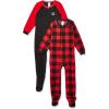 imageGerber Baby Boys Toddler Loose Fit Flame Resistant Fleece Footed Pajamas 2Pack