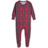 imageGerber Baby Girls Toddler ButterySoft Snug Fit Footed Pajamas with Viscose Made with EucalyptusPlaid About You