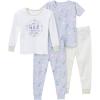imageGerber Baby Girls Toddler Snug Fit 4Piece Pajama SetFox Floral