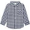 imageGerber Baby and Toddler Boys Long Sleeve Button Up Plaid ShirtBlue Plaid