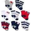 imageGerber Unisex Baby 8Pair WiggleProof SockSports Blue