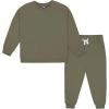 imageGerber babyboys Toddler 2piece French Terry Pullover ampamp Jogger SetGreen