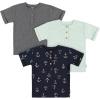 imageGerber babyboys Toddler 3pack Short Sleeve Pocket TeesAnchor