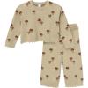 imageModern Moments by Gerber Girls Baby and Toddler Jacquard 2piece Sweater SetLt Green Mushroom Field