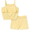 imageModern Moments by Gerber Girls Baby and Toddler Jersey Sweater Knit 2piece Short SetYellow