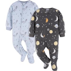 imageGerber Baby Boys 2Pack Blanket SleeperCloseoutSpace