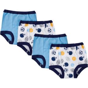imageGerber Baby Boys 4 Pack Training Pants Toddler UnderwearBlue Sport