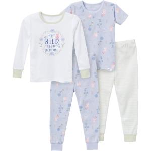 imageGerber Baby Girls Toddler Snug Fit 4Piece Pajama SetFox Floral