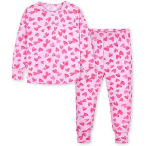 imageGerber Unisex Baby Toddler Buttery Soft 2Piece Snug Fit Pajamas with Viscose Made from EucalyptusHeart Felt
