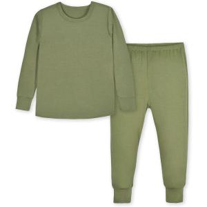 imageGerber Unisex Baby Toddler Buttery Soft 2Piece Snug Fit Pajamas with Viscose Made from EucalyptusMoss