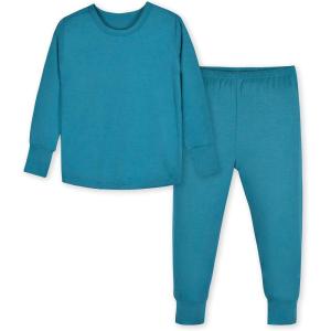 imageGerber Unisex Baby Toddler Buttery Soft 2Piece Snug Fit Pajamas with Viscose Made from EucalyptusOcean Teal