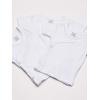 image3Pack White SideSnap Short Sleeve ShirtsWhite