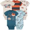 imageGerber Baby 5Pack Variety Onesies Bodysuits Wilderness 69 Months