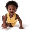 imageGerber Baby Boys 2Pack Short Leg RomperGrey and Yellow