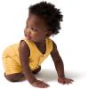 imageGerber Baby Boys 2Pack Short Leg RomperGrey and Yellow
