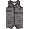 imageGerber Baby Boys 2Pack Short Leg RomperHeather and Dark Grey