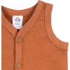 imageGerber Baby Boys 2Pack Short Leg RomperHeather and Rust
