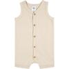 imageGerber Baby Boys 2Pack Short Leg RomperTan and Dark Grey