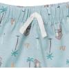 imageGerber Baby Boys 2Piece Pajama Set Sleeve Top ampamp Fleece ShortsSea