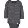 imageGerber Baby Boys 3Pack Long Sleeve Onesies BodysuitAdventure Gray