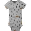 imageGerber Baby Boys 4Pack Short Sleeve Onesies BodysuitsBear Green