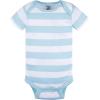 imageGerber Baby Boys 4Pack Short Sleeve Onesies BodysuitsBlue Shark