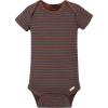 imageGerber Baby Boys 4Pack Short Sleeve Onesies BodysuitsDino Grey