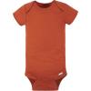 imageGerber Baby Boys 4Pack Short Sleeve Onesies BodysuitsOrange Fox