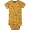 imageGerber Baby Boys 4Pack Short Sleeve Onesies BodysuitsOrange Fox