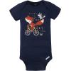 imageGerber Baby Boys 4Pack Short Sleeve Onesies BodysuitsOrange Fox