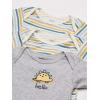 imageGerber Baby Boys 8Pack Short Sleeve Onesies BodysuitsDinosaur Blue