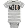 imageGerber Baby Boys 8Pack Short Sleeve Onesies BodysuitsJungle Blue