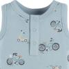 imageGerber Baby Boys MultiPack Sleeveless Onesies BodysuitBlue Bike