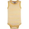 imageGerber Baby Boys MultiPack Sleeveless Onesies BodysuitBlue Stripe