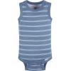 imageGerber Baby Boys MultiPack Sleeveless Onesies BodysuitBlue Stripe
