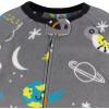 imageGerber Baby Boys Toddler Loose Fit Flame Resistant Fleece Footed Pajamas 4PackGrey Space  Lion