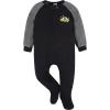 imageGerber Baby Boys Toddler Loose Fit Flame Resistant Fleece Footed Pajamas 4PackGrey Space  Lion