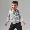 imageGerber Baby Boys Zip Up HoodieHeather Gray