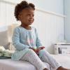 imageGerber Baby Girls 2Piece Pajama Set Top ampamp Fleece BottomBunny