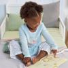 imageGerber Baby Girls 2Piece Pajama Set Top ampamp Fleece BottomBunny