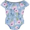 imageGerber Baby Girls 2Piece Wide Neck Romper ampamp Headband Set