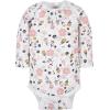 imageGerber Baby Girls 6Pack LongSleeve Onesies BodysuitsBear Pink